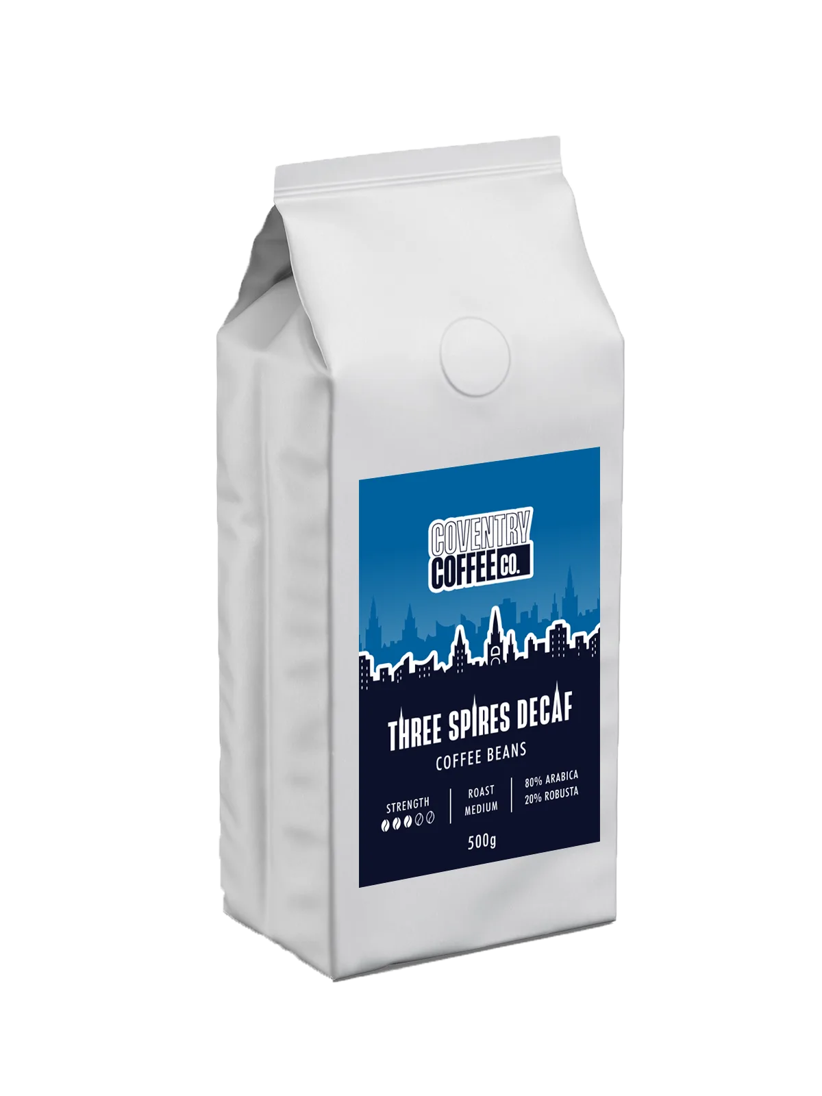 Coventry Coffee Co 3 Spires Decaf 1kg bag