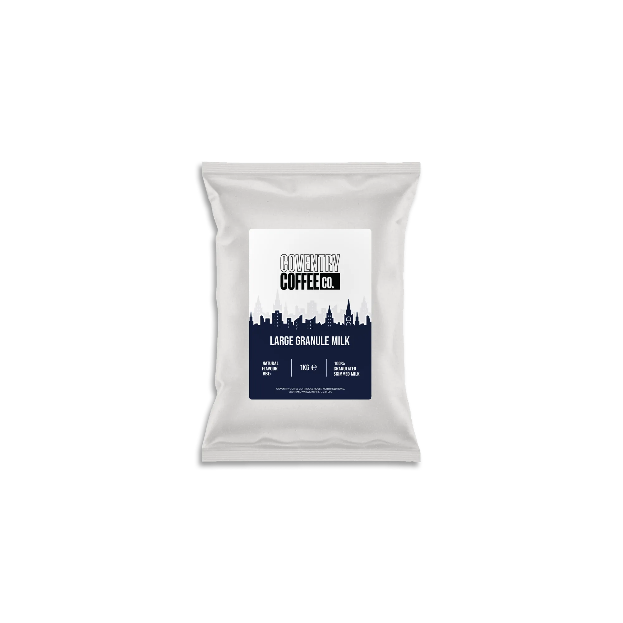 Coventry Coffee Co large granule milk 500g bag