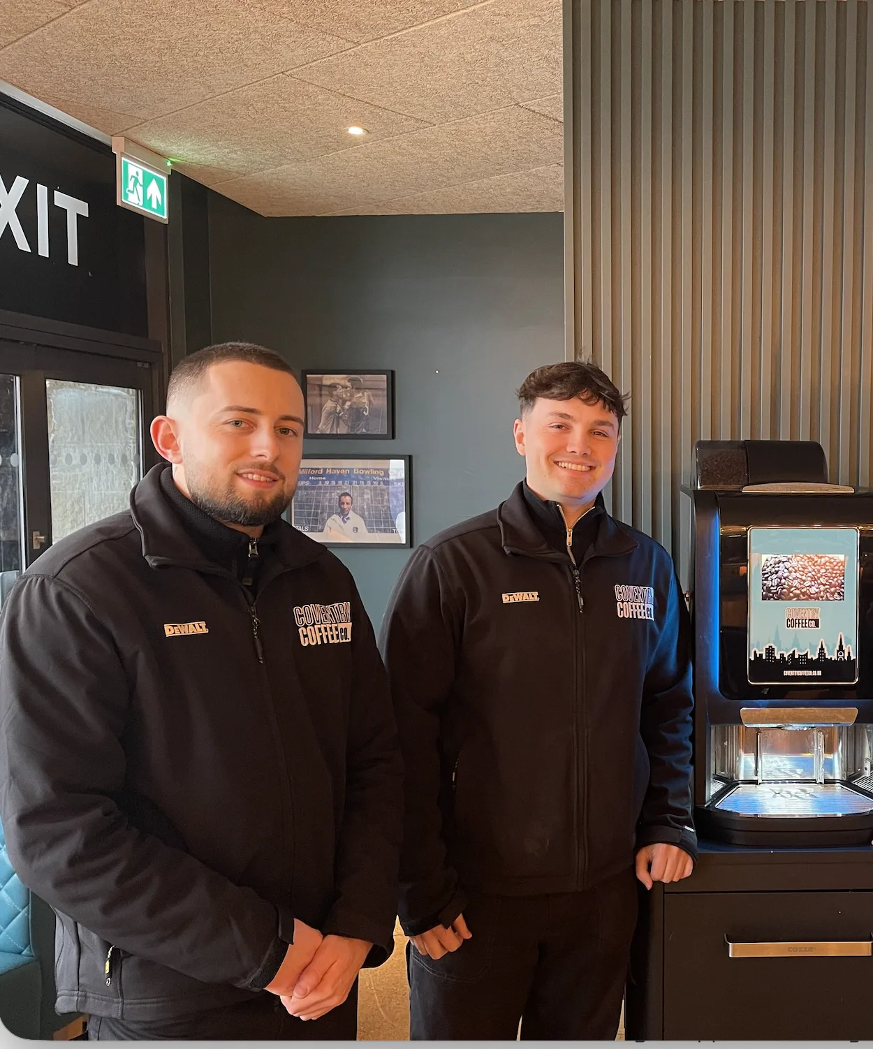 Connor Gladwin and Harry Talbot, founders of Coventry Coffee Co